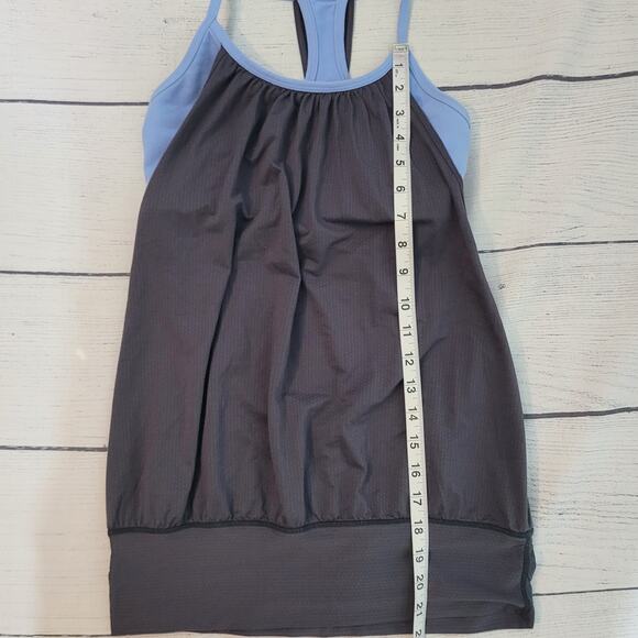 Lululemon Athletica Size EST 4 Women's No Limit Racerback Tank Top Sports Bra - Picture 5 of 6